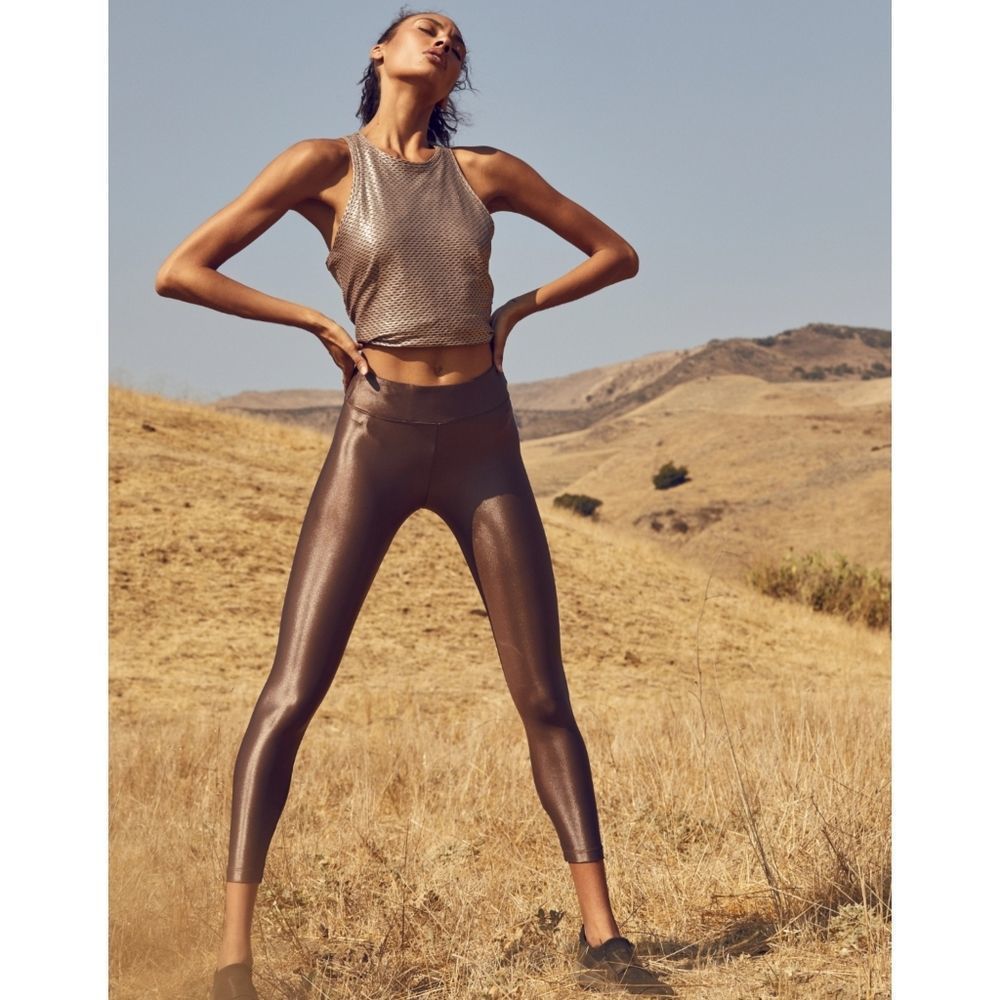 Koral Lustrous High Rise Legging - Cafe